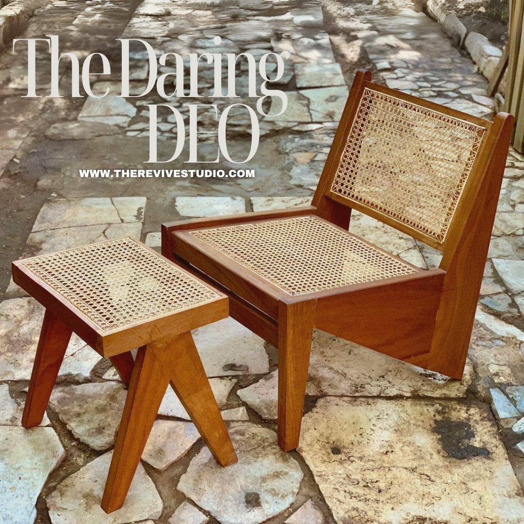 Jeanneret Pierre Foot Stool