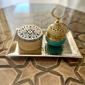 Ramadan Alabaster Round Box