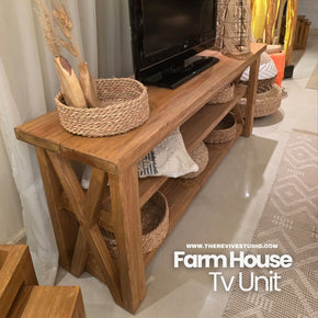 Farm House TV Unit