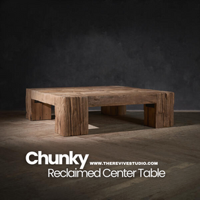 Chunky Feet Center Table