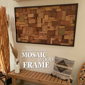 Wood Mosaic Frame
