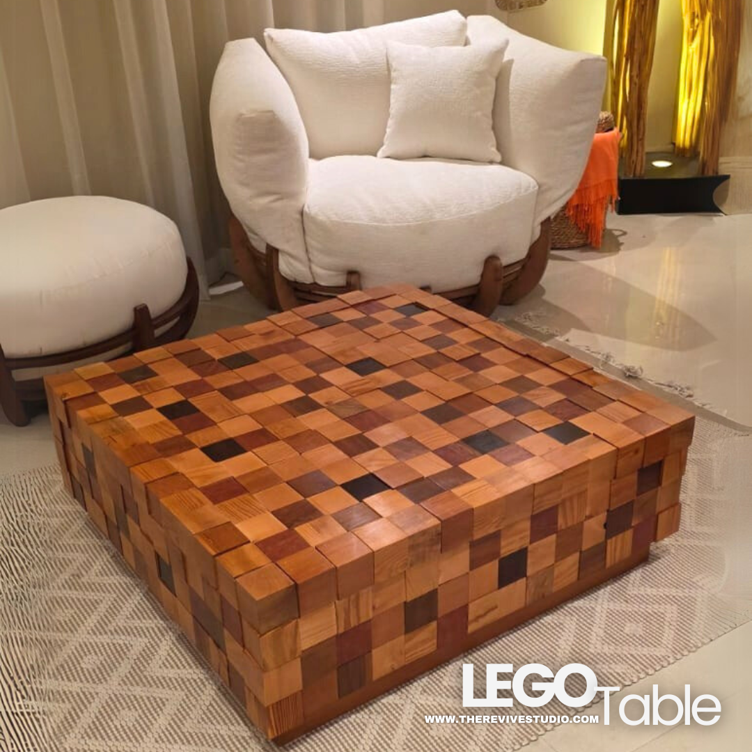 Lego Table Red LEGO Table - Therevivestudio