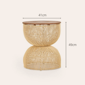 Bella Bamboo Side Table