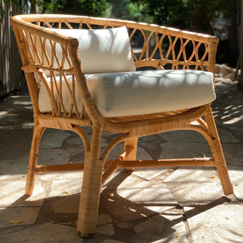 Bamboo online petal chair
