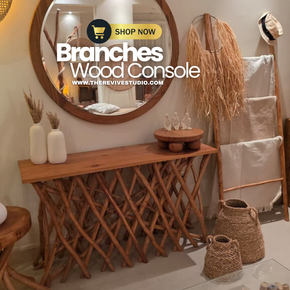Wood Branches Console