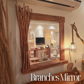 Rustic Branches Mirror