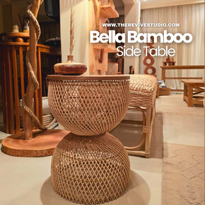 Bella Bamboo Side Table