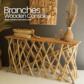 Wood Branches Console