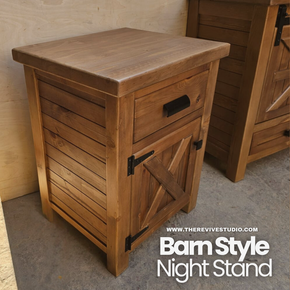 Barn Style Night Stand