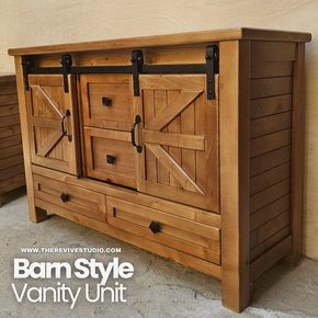 Barn Style Vanity Unit